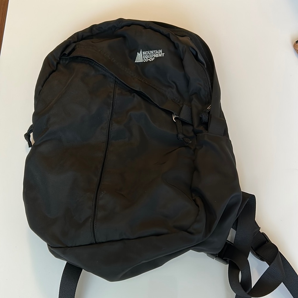 Mountain Equipment Co-op backpack in black